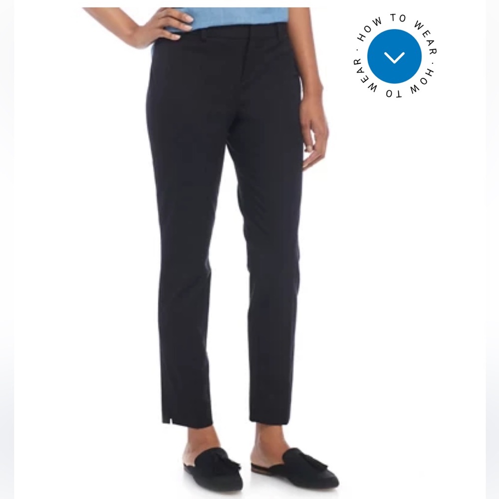 Crown and Ivy black work pants size 12
